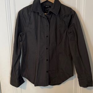 Madewell Charcoal Button-Up top